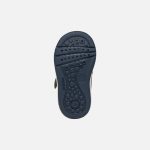 Geox B Biglia sötétkék-zöld-sárga 2 tépőzáras respira (lélegző) bőr kisfiú gyerekcipő 