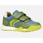 Geox J Rann-E kék-neonzöld 2 tépőzáras respira (lélegző) textil kisfiú gyerekcipő