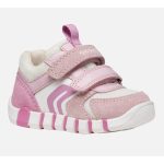 Geox B Iupidoo rózsaszín-fehér 2 tépőzáras respira (lélegző) kislány gyerekcipő 