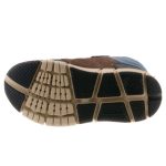 Geox J Flexyper kék-barna tépőzáras-gumifűzős amphibiox (vízálló) bélelt téli fiú bakancs