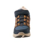 Geox J Flexyper kék-barna tépőzáras-gumifűzős amphibiox (vízálló) bélelt téli fiú bakancs