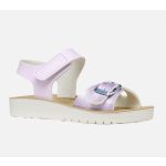 Geox J Costarei GI lila 2 csatos-tépőzáras respira (lélegző) bőr kislány gyerekszandál