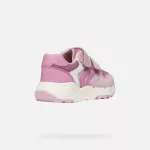 Geox B Flexyper Mini halvány rózsaszín 2 tépőzáras respira (lélegző) velúr bőr-textil kislány gyerekcipő