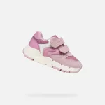 Geox B Flexyper Mini halvány rózsaszín 2 tépőzáras respira (lélegző) velúr bőr-textil kislány gyerekcipő