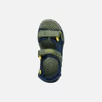 Geox J Borealis zöld-sötétkék 3 tépőzáras respira (lélegző) Water Friendly textil kisfiú gyerekszandál