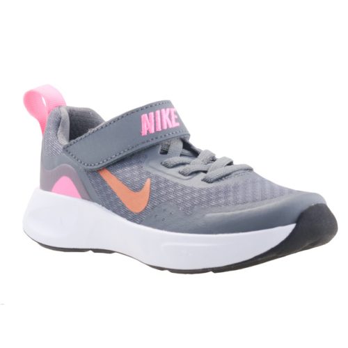 NIKE WEARALLDAY szürke/pink tépős/gumis sportcipő