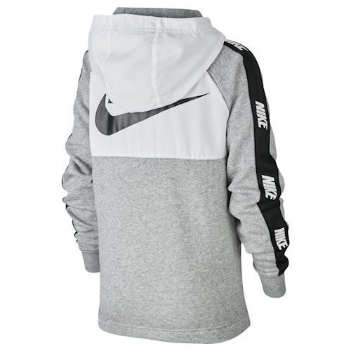 NIKE BIG KIDS HOODIE szürke/fekete/fehér gyerek kapucnis pulóver XS-XL