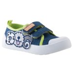 D.D.STEP farmerkék/zöld 2 tépős KUTYÁS váltócipő