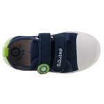 D.D.STEP sötétkék/zöld 2 tépős orrvédős váltócipő