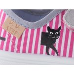 D.D.STEP szürke/málna CSÍKOS 2 tépős MACSKÁS váltócipő