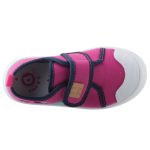 D.D.STEP ciklámen/sötétkék tépős SZÍVECSKÉS váltócipő