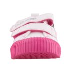 D.D.STEP fehér/pink 2 tépős orrvédős váltócipő