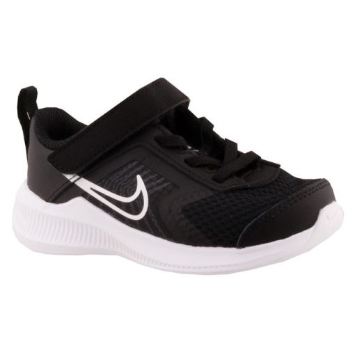 NIKE DOWNSHIFTER 11 fekete/fehér tépős/gumifűzős sportcipő