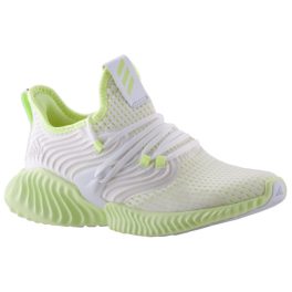 ADIDAS ALPHABOUNCE INSTINC fehér/neon fűzős sportcipő ADIDAS ALPHABOUNCE INSTINC fehér/neon fűzős sportcipő