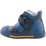 PONTE 20 sötétkék-sárga 2 tépőzáras supinált orrvédős fiú átmeneti cipő