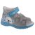 Ponte 20 szürke-kék jegesmacis 2 csatos-tépőzáras supinált bőr kisfiú gyerekszandál