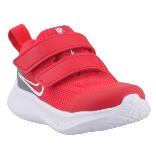 Nike Star Runner 3 (TDV) 2 tépőzáras piros unisex gyerek sportcipő