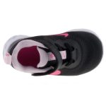Nike Revolution 6NN fehér talpú fekete-pink tépőzáras gumifűzős lány sportcipő