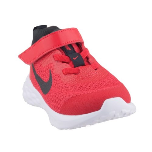 Nike Revolution 6 NN (TDV) piros-fekete tépőzáras-gumifűzős gyerek sportcipő