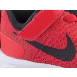 Nike Revolution 6 NN (TDV) piros-fekete tépőzáras-gumifűzős gyerek sportcipő