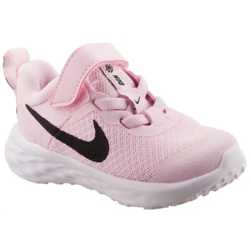 Nike Revolution 6 NN (TDV) világos rózsaszín tépőzáras-gumifűzős lány sportcipő