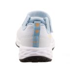 Nike Revolution 6 NN (PSV) világoskék-sárga tépőzáras-gumifűzős lány sportcipő