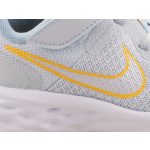 Nike Revolution 6 NN (PSV) világoskék-sárga tépőzáras-gumifűzős lány sportcipő