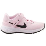 NIKE Revolution 6 Flyease NN (PS) halvány rózsaszín tépőzáras-gumifűzős lány sportcipő