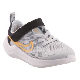 Nike Downshifter 12 NN szürke-fekete-sárga tépőzáras-gumifűzős fiú cipő   Nike Downshifter 12 NN szürke-fekete-sárga tépőzáras-gumifűzős fiú cipő