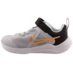 Nike Downshifter 12 NN szürke-fekete-sárga tépőzáras-gumifűzős fiú cipő