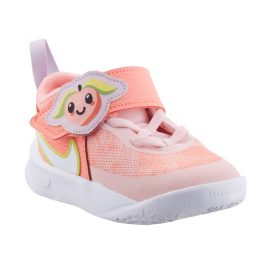 Nike Team Hustle D 10 Lil (TD) barack-fehér tépőzáras-gumifűzős barack mintás lány sportcipő   Nike Team Hustle D 10 Lil (TD) barack-fehér tépőzáras-gumifűzős barack mintás lány sportcipő