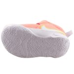 Nike Team Hustle D 10 Lil (TD) barack-fehér tépőzáras-gumifűzős barack mintás lány sportcipő